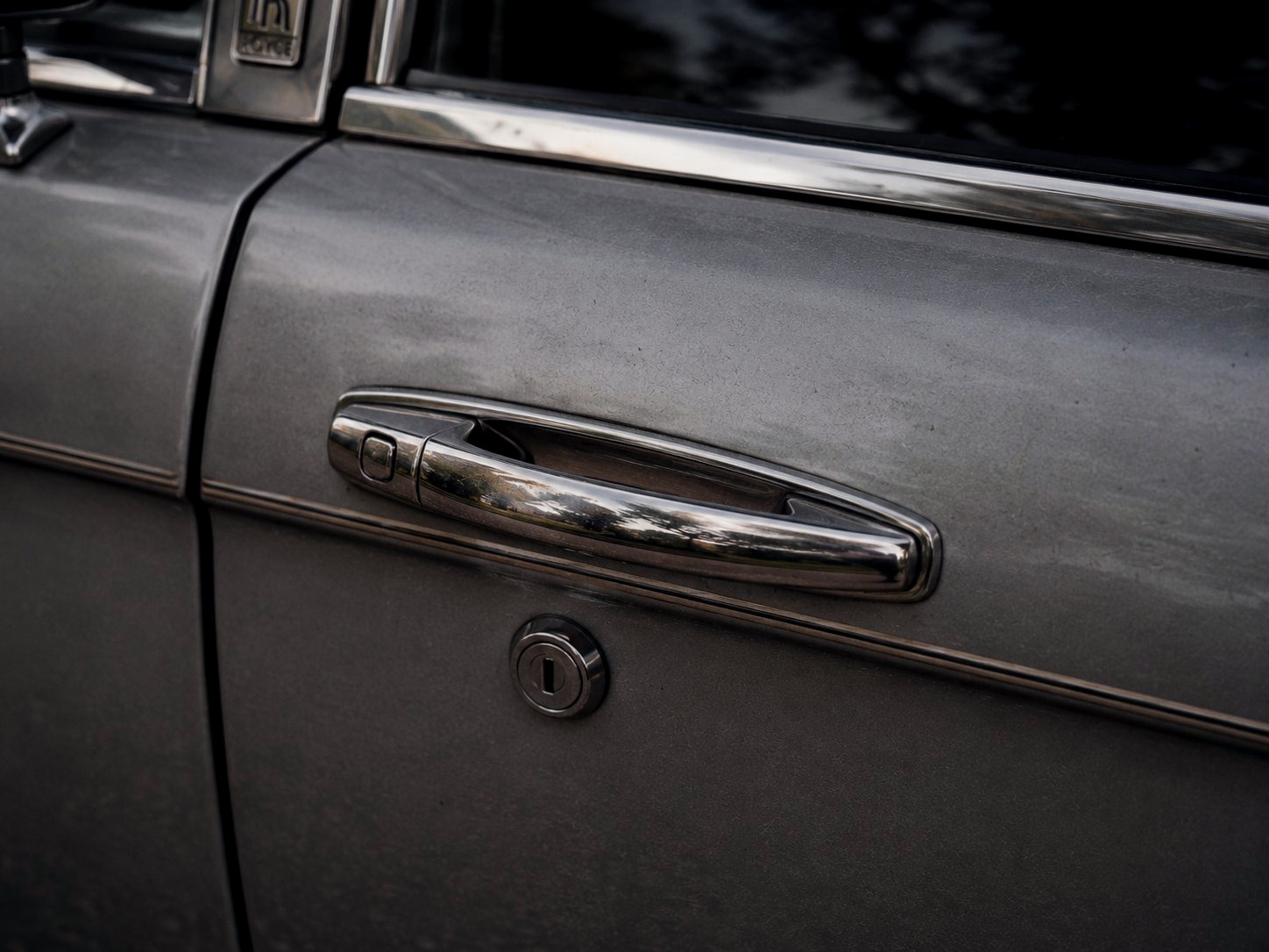 Chrome door handle